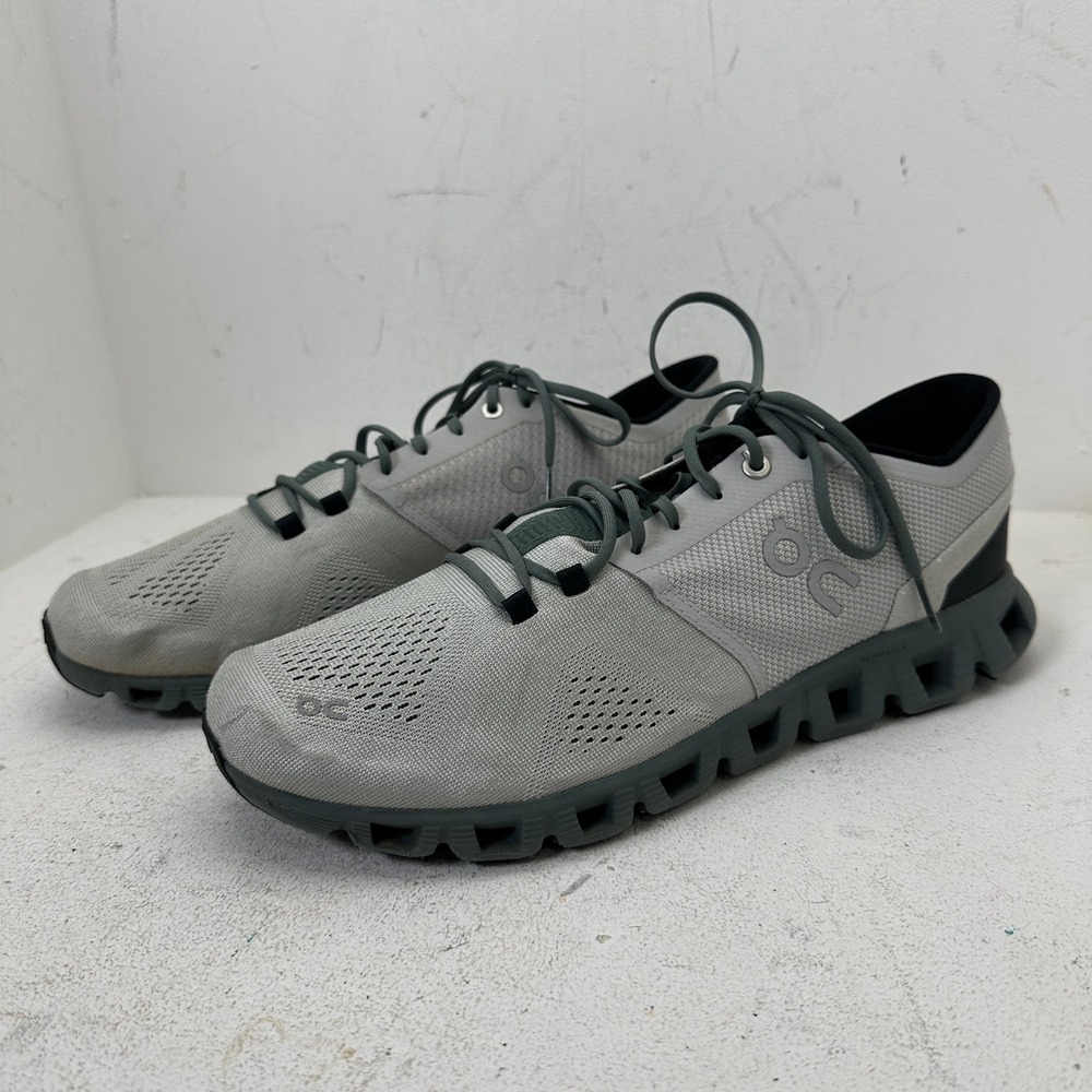 On Running Cloud X Men's Size 10.5 Glacier Grey Training Shoes Sneaker 40.99595